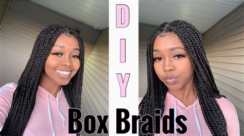 how to box braid for beginners